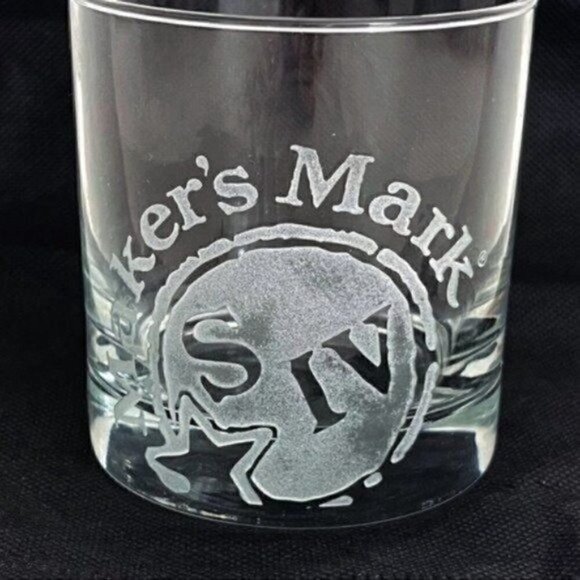 Maker’s Mark S IV engraved bourbon glass 8 ounce lowball - Picture 2 of 8